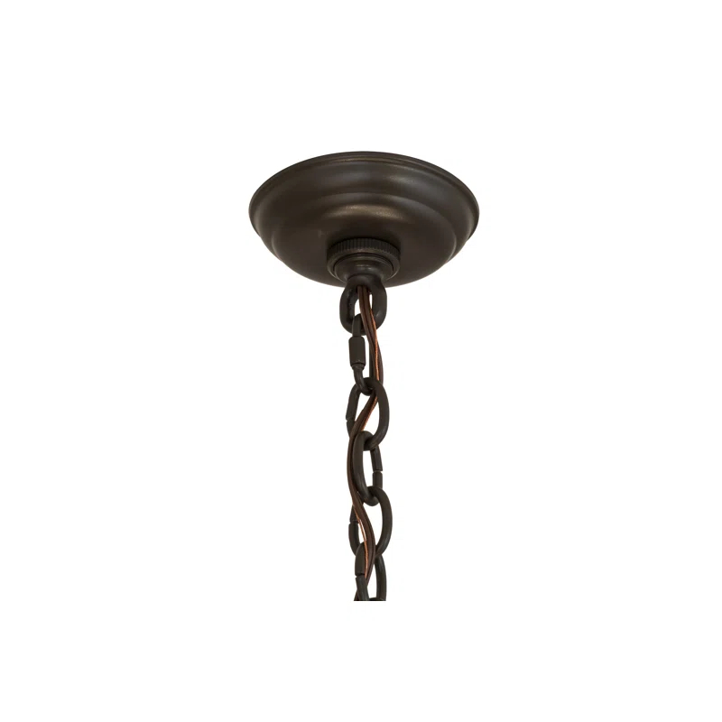 Timeless Bronze 40" Glass LED Indoor/Outdoor Pendant