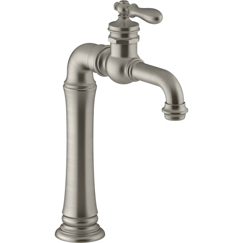 Artifacts Gentleman's Single Hole Bathroom Faucet with Drain Assemby