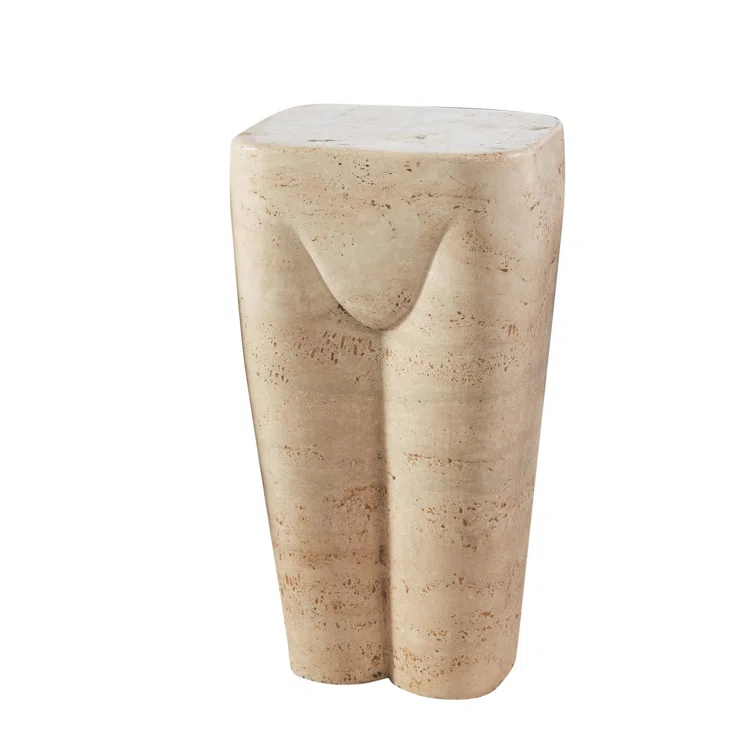 Paris Stool, Travertine