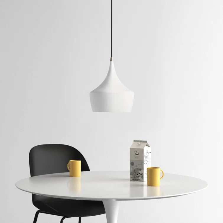 Schultz Single Light Metal Dimmable Pendant