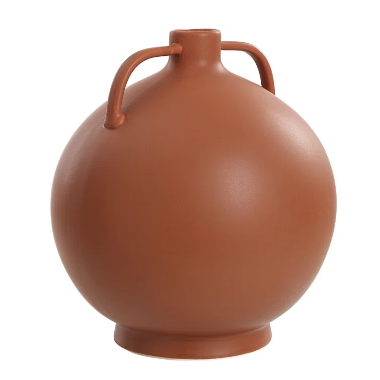 Renwil Delphi Vase In Orange Color