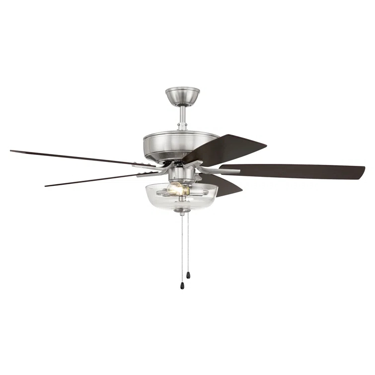 Pro Plus 101 Clear Bowl Light Kit 52'' Ceiling Fan with Light Kit
