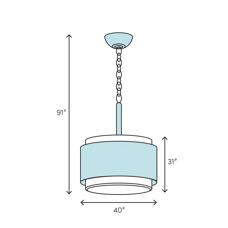 Hinkley Lighting - Four Light Pendant - Chandelier - Hampton - 4 Light Large