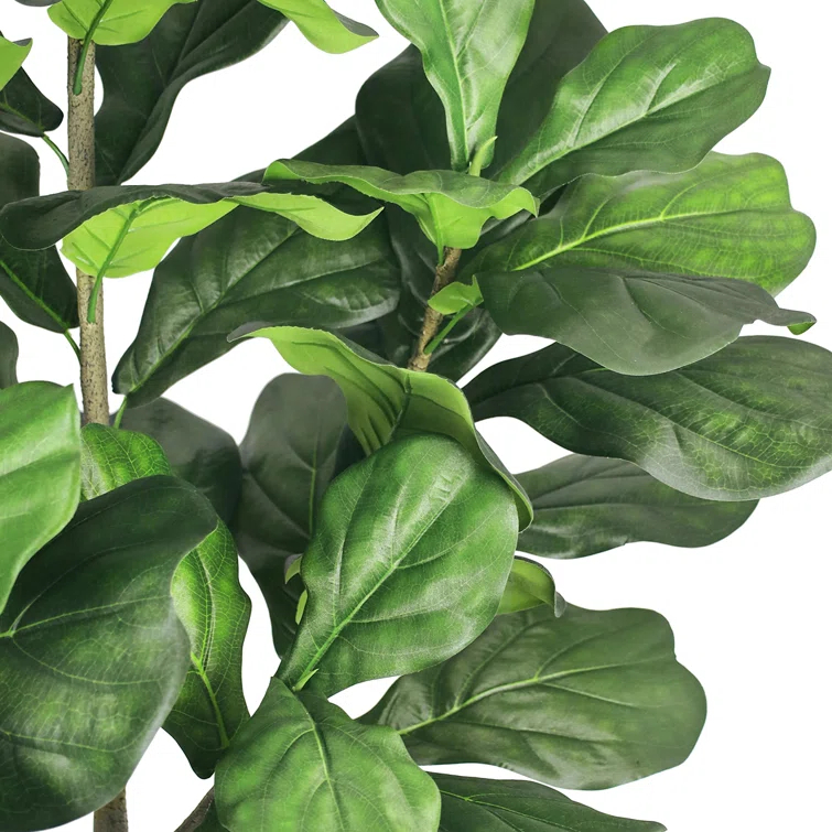 Faux Fiddle Leaf Fig Plant in Pot