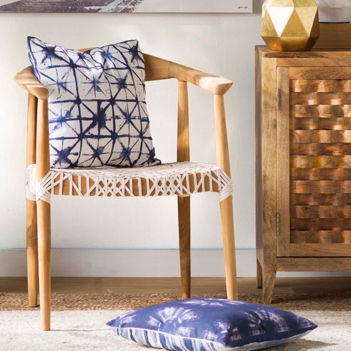Kazbah Leather Dining Arm Chair