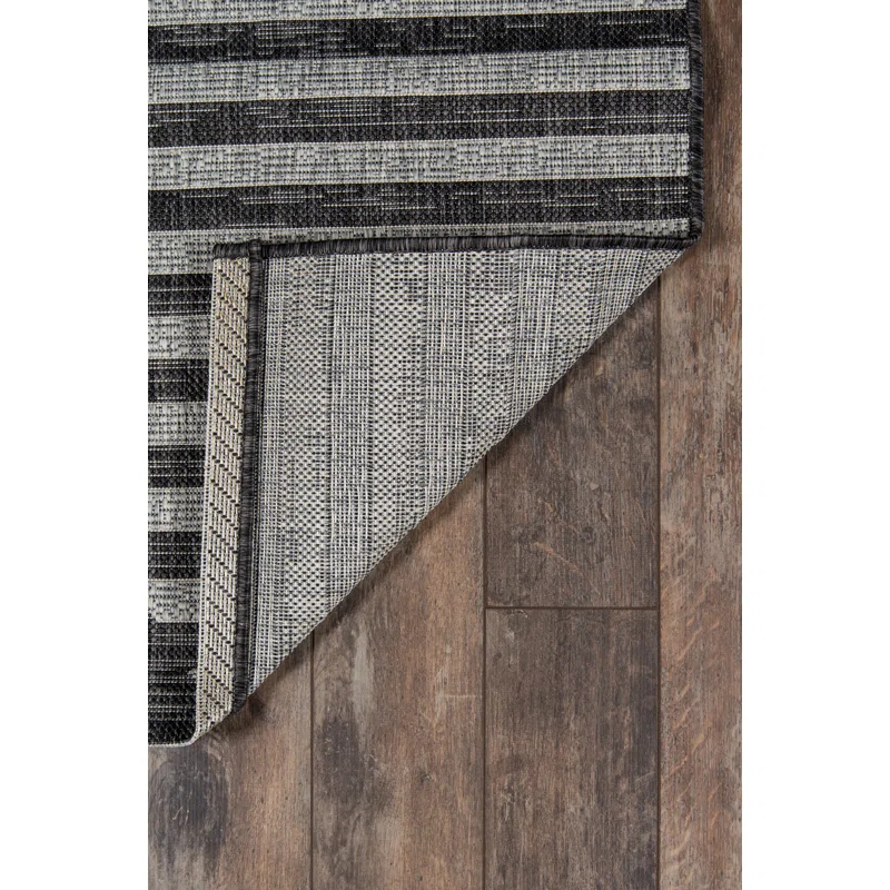 Momeni Villa Monaco Geometric Charcoal Area Rug