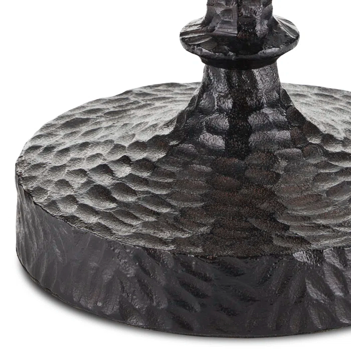 Gallo Round Black and Bronze Accent Table