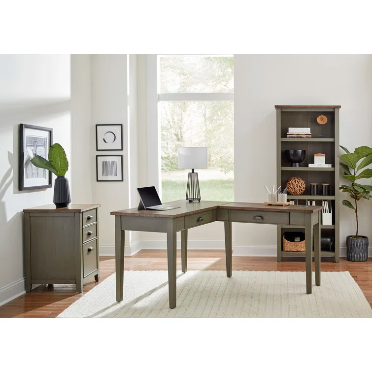 Vivienne L-Shaped Writing Desk