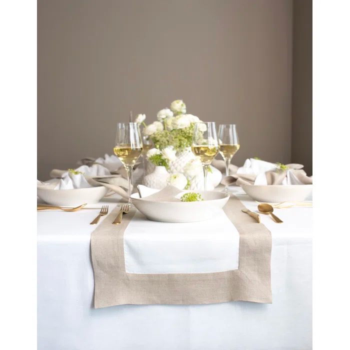Linen Rectangle Dining Table Runners