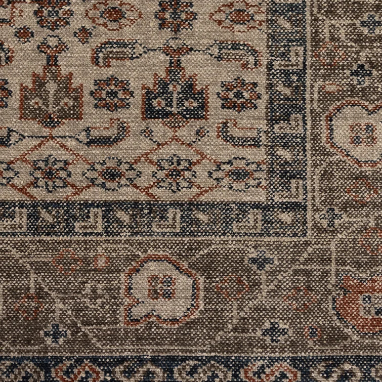 Prato Hand-Knotted Wool and Cotton Rug in Earth Tones