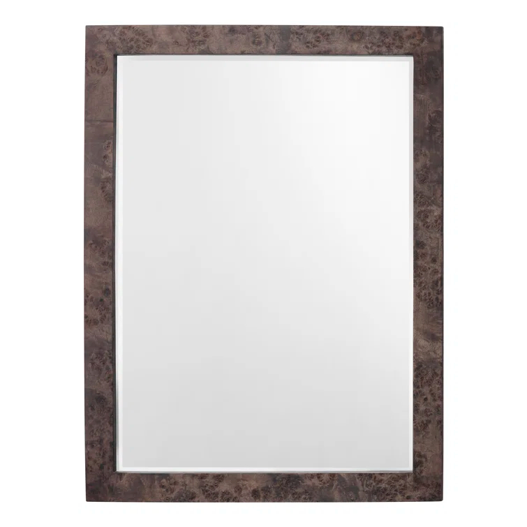 Ronan Burl Wood Mirror - Brown