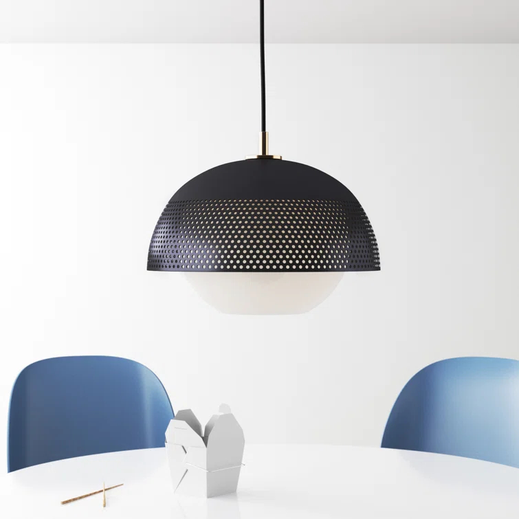 Bacco Single Light Glass Dimmable Pendant