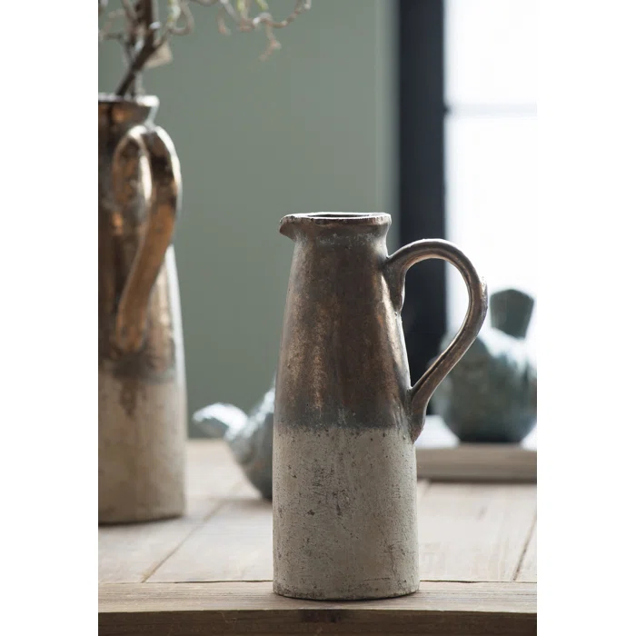Libra Handmade Terracotta Decorative Bottle