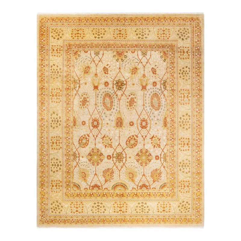 One-of-a-Kind 8' 0" X 10' 2" 2000s Area Rug in Sand