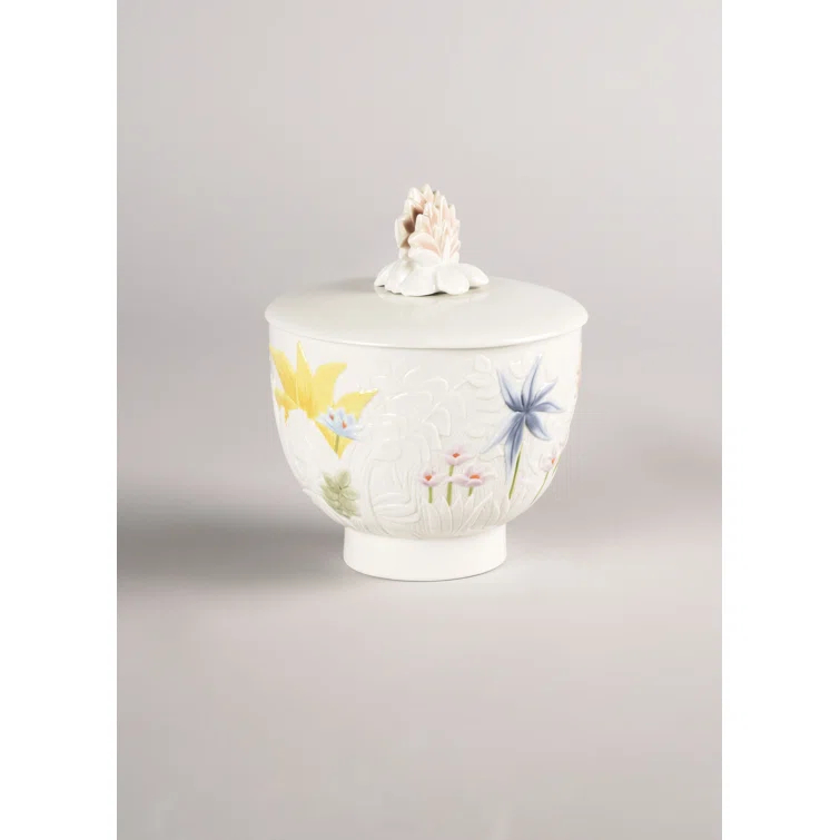 Lladro Paradise Gardens of Valencia Scented Jar Candle