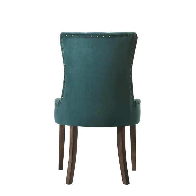 Laing 18'' H Tufted Velvet Upholstered Side Chair