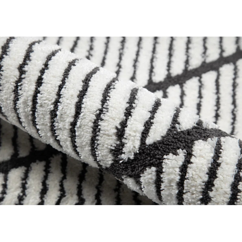 Lindy Charcoal/Ivory Rug