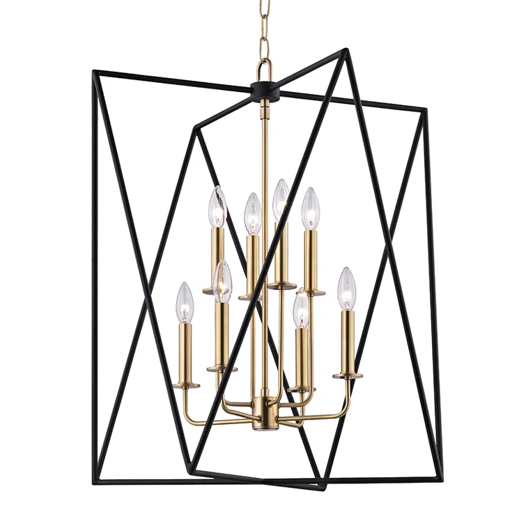 Laszlo 8 - Light Geometric Chandelier