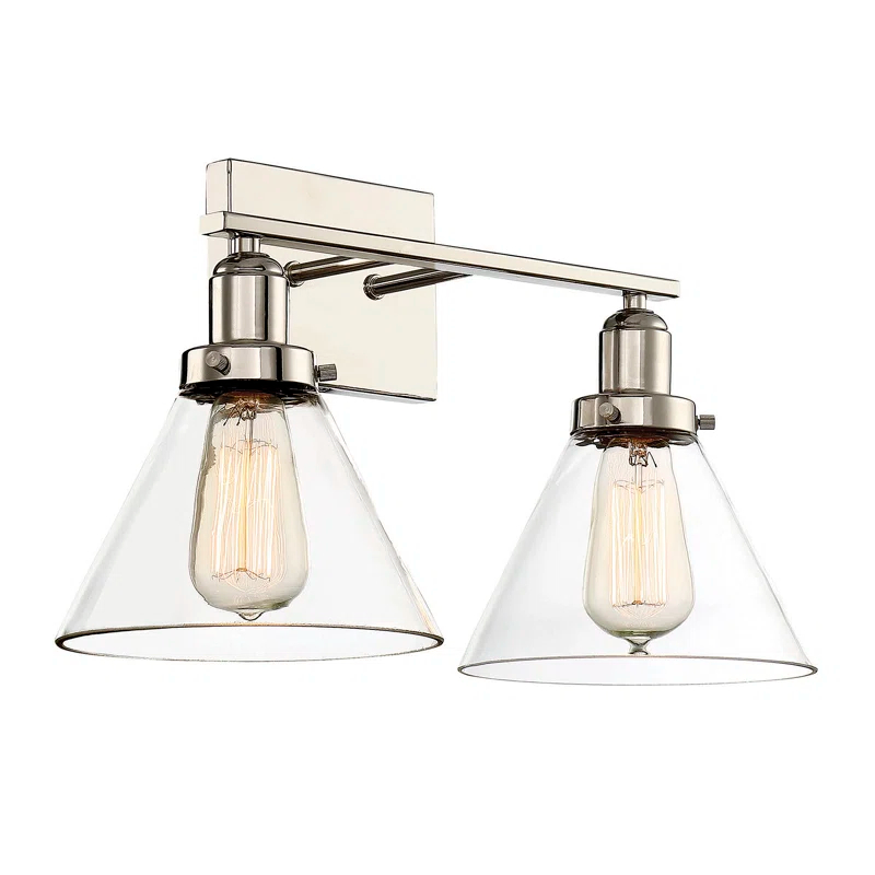 Catalina 2 Light Transparent Dimmable Vanity Light