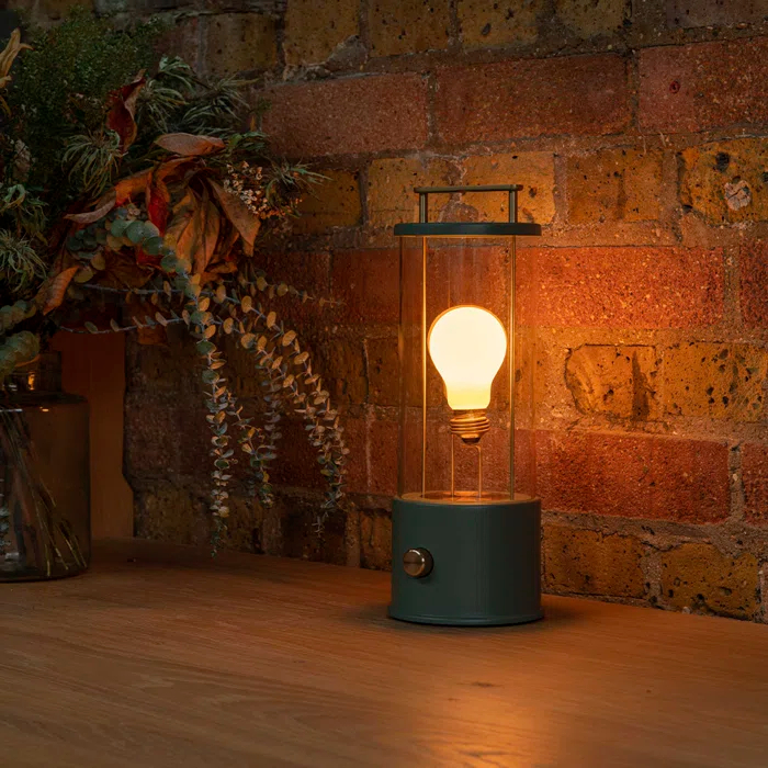 The Muse Cordless Pleasure Garden Green Outdoor Table Lamp