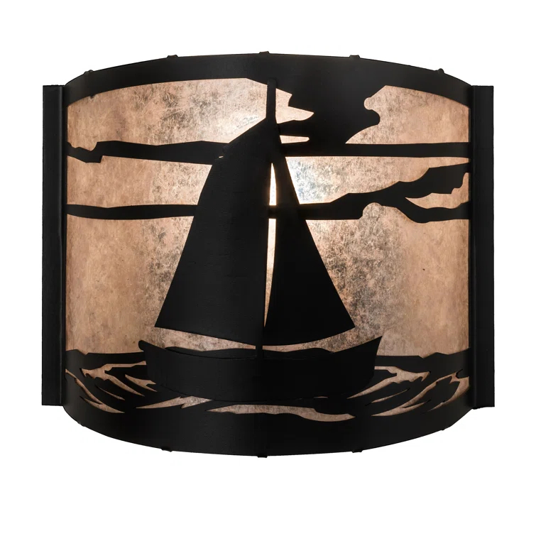 Sailboat Flush Mounted Sconce