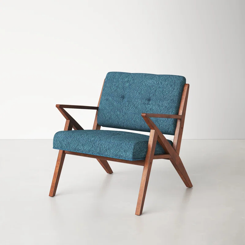 Desi Retro Button Tufted Armchair
