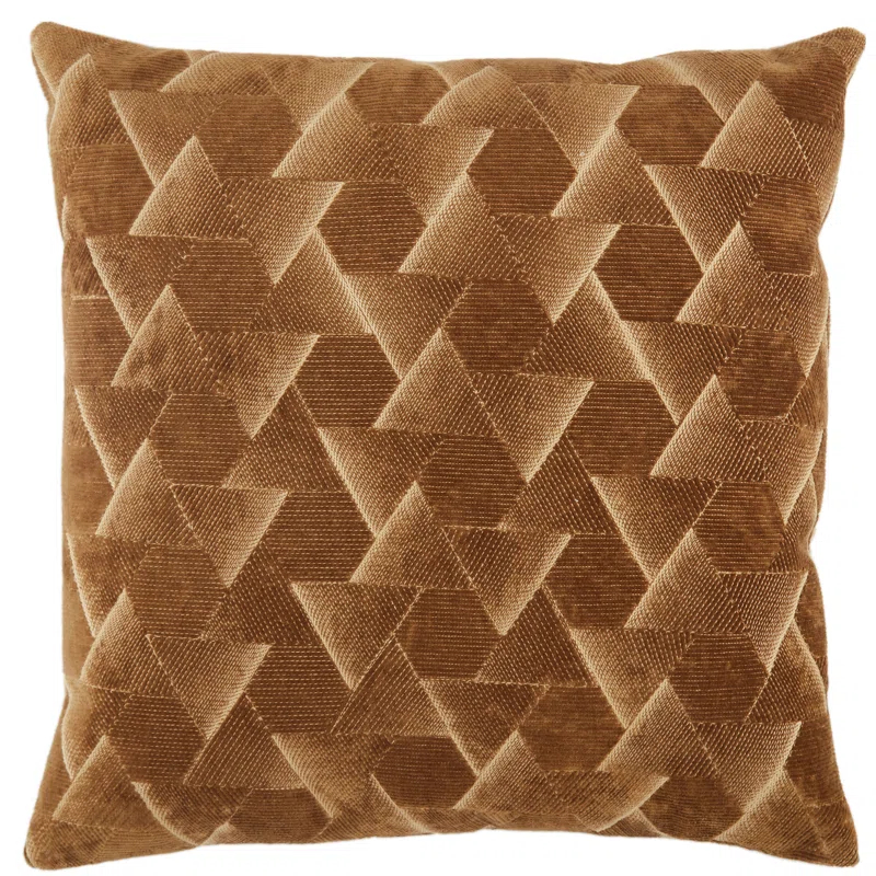 Gretchen Geometric Cotton Throw Pillow