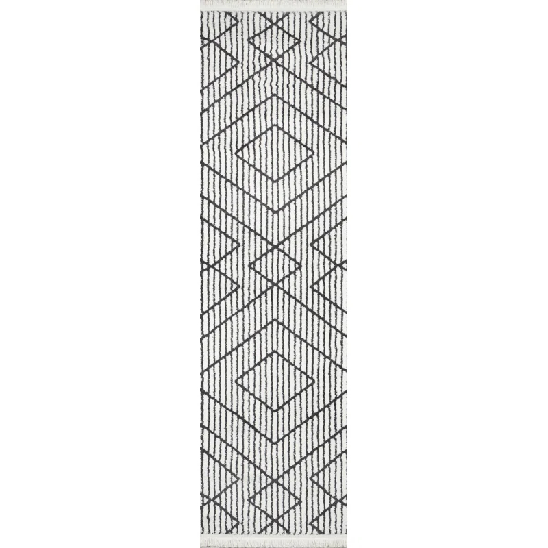 Lindy Charcoal/Ivory Rug