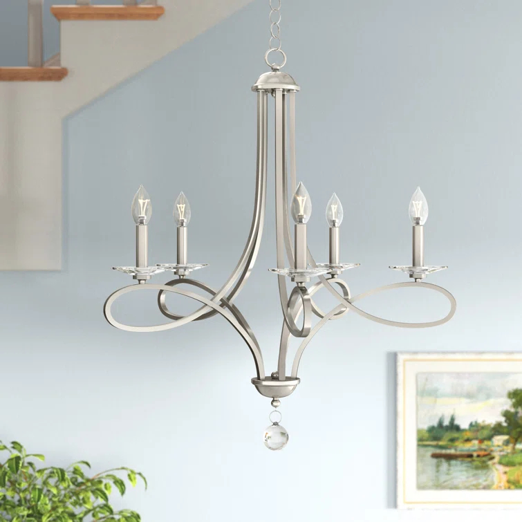 Kelly Clarkson Home Marilyn 5 - Light Dimmable Classic / Traditional Chandelier