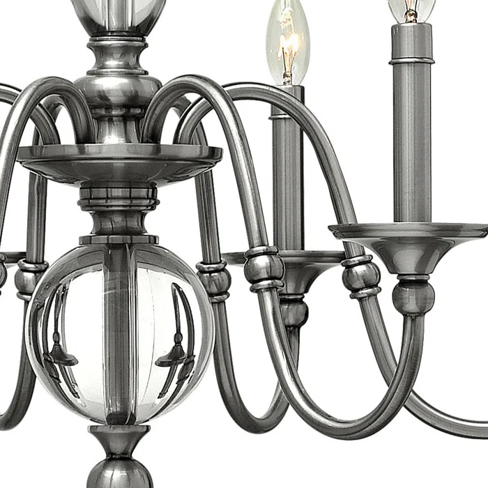 Hinkley Lighting - Eleanor - 6 Light Small Chandelier in Traditional Style -