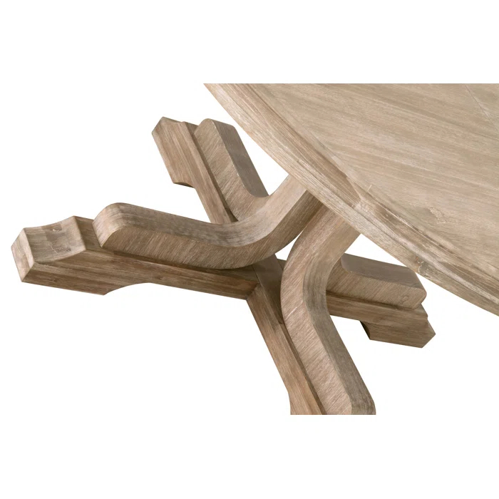 Torrey Oval Solid Wood Base Dining Table
