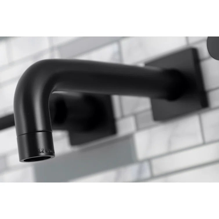Kingston Brass Kaiser Two-Handle 3-Hole Wall Mount Bathroom Faucet