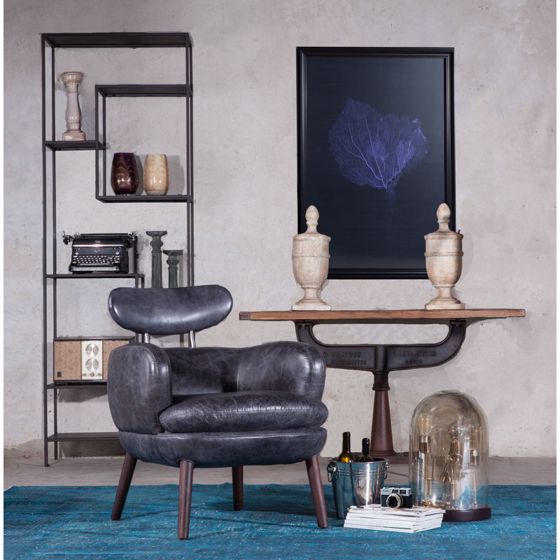 Artezia 57'' Reclaimed Teak and Iron Industrial Console Table