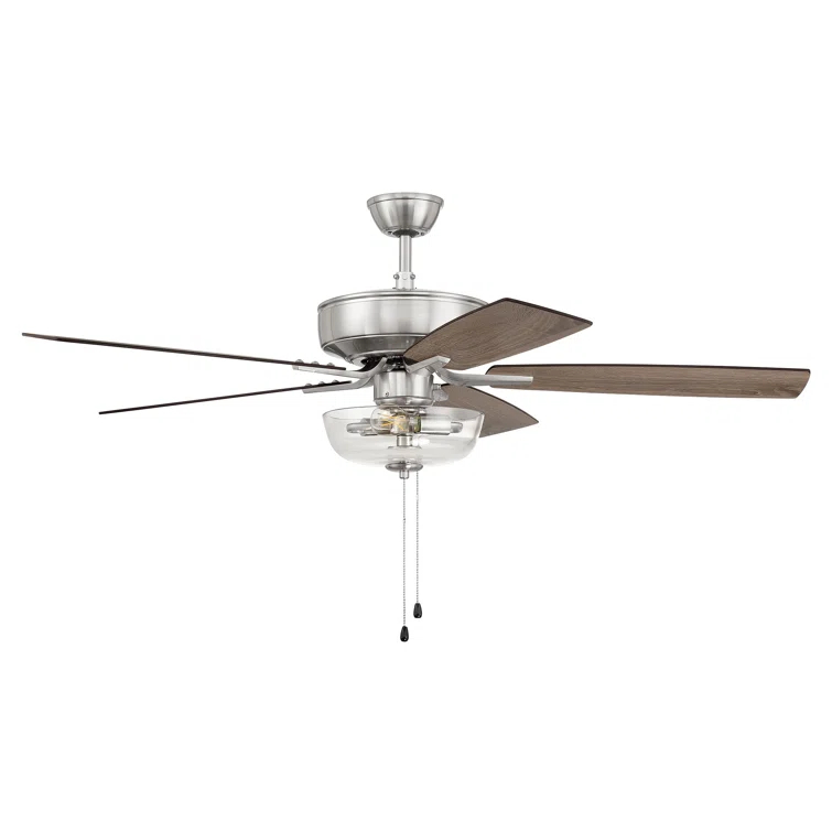 Pro Plus 101 Clear Bowl Light Kit 52'' Ceiling Fan with Light Kit