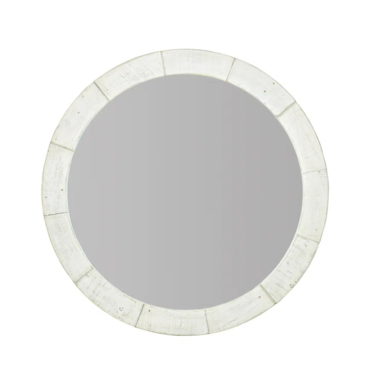 Piper Wood Flat Wall Mirror