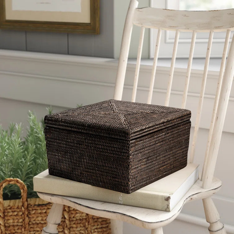Arine Handmade Coastal Rattan Basket 1