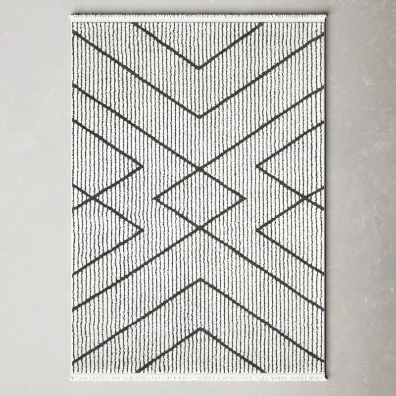 Lindy Charcoal/Ivory Rug