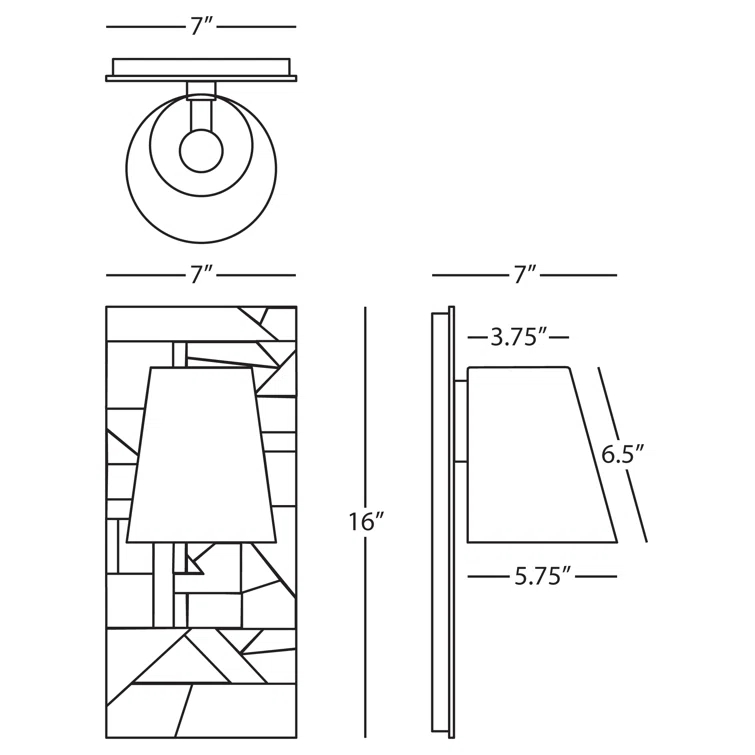 Brut 16" Polished Nickel Dimmable Energy Star Wall Sconce
