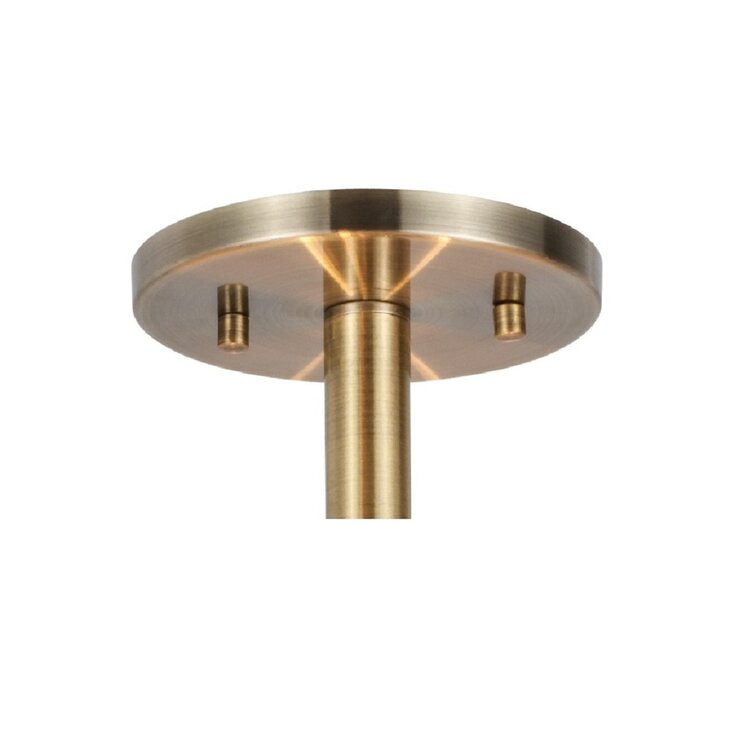 Drum - Vaneer Semi Flush Mount