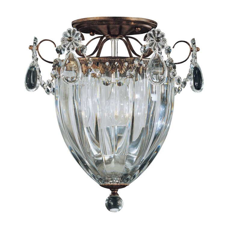 Bagatelle Crystal Semi Flush Mount