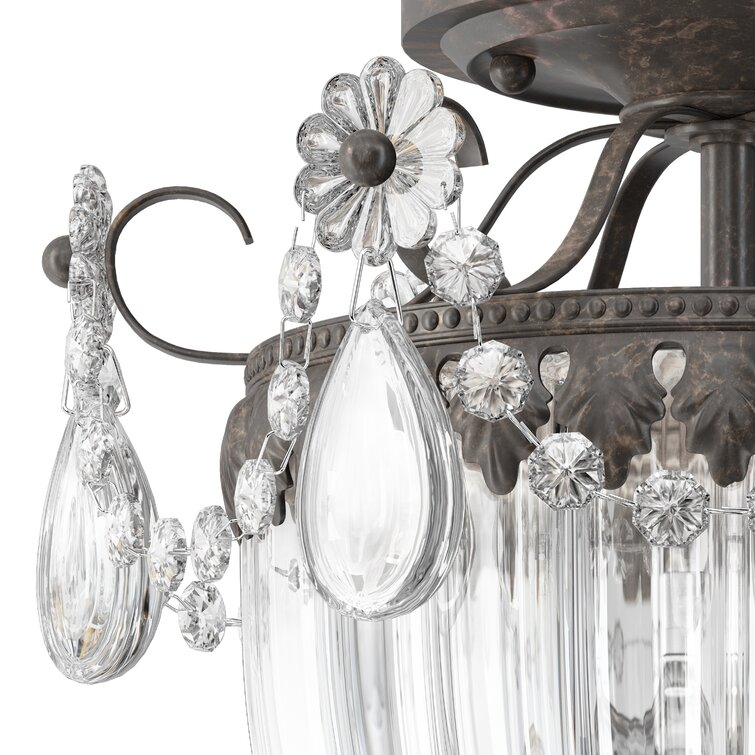 Bagatelle Crystal Semi Flush Mount