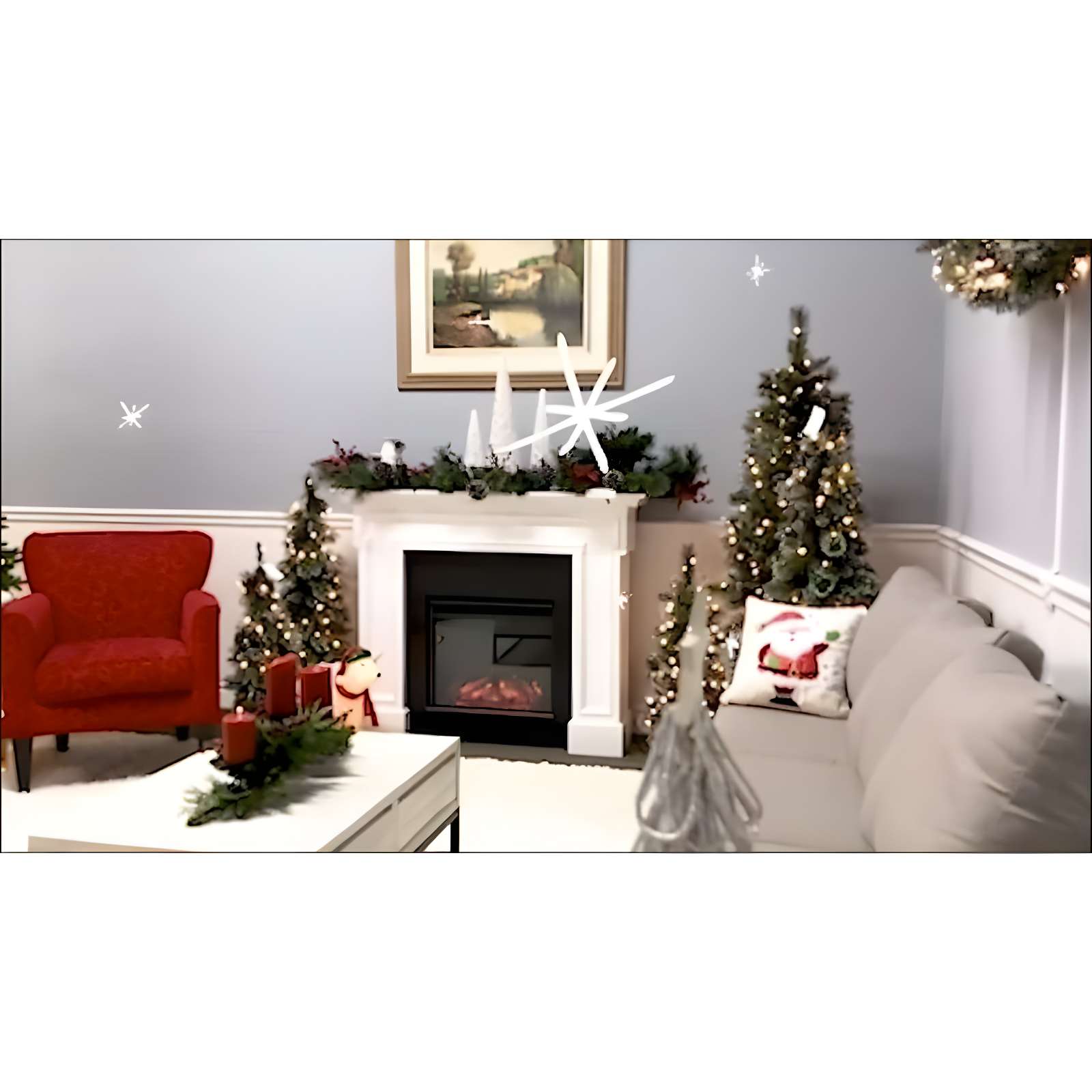 7.5' Unlit Feel Real Downswept Douglas Fir Artificial Christmas Tree - National Tree Company