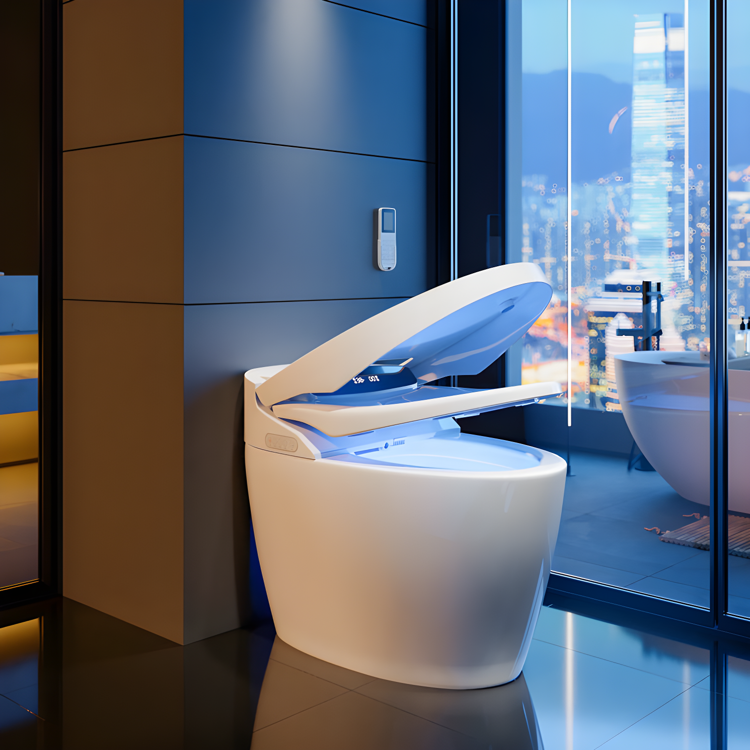 Homary GPF Elongated Back To Wall Toilets (Seat Included)