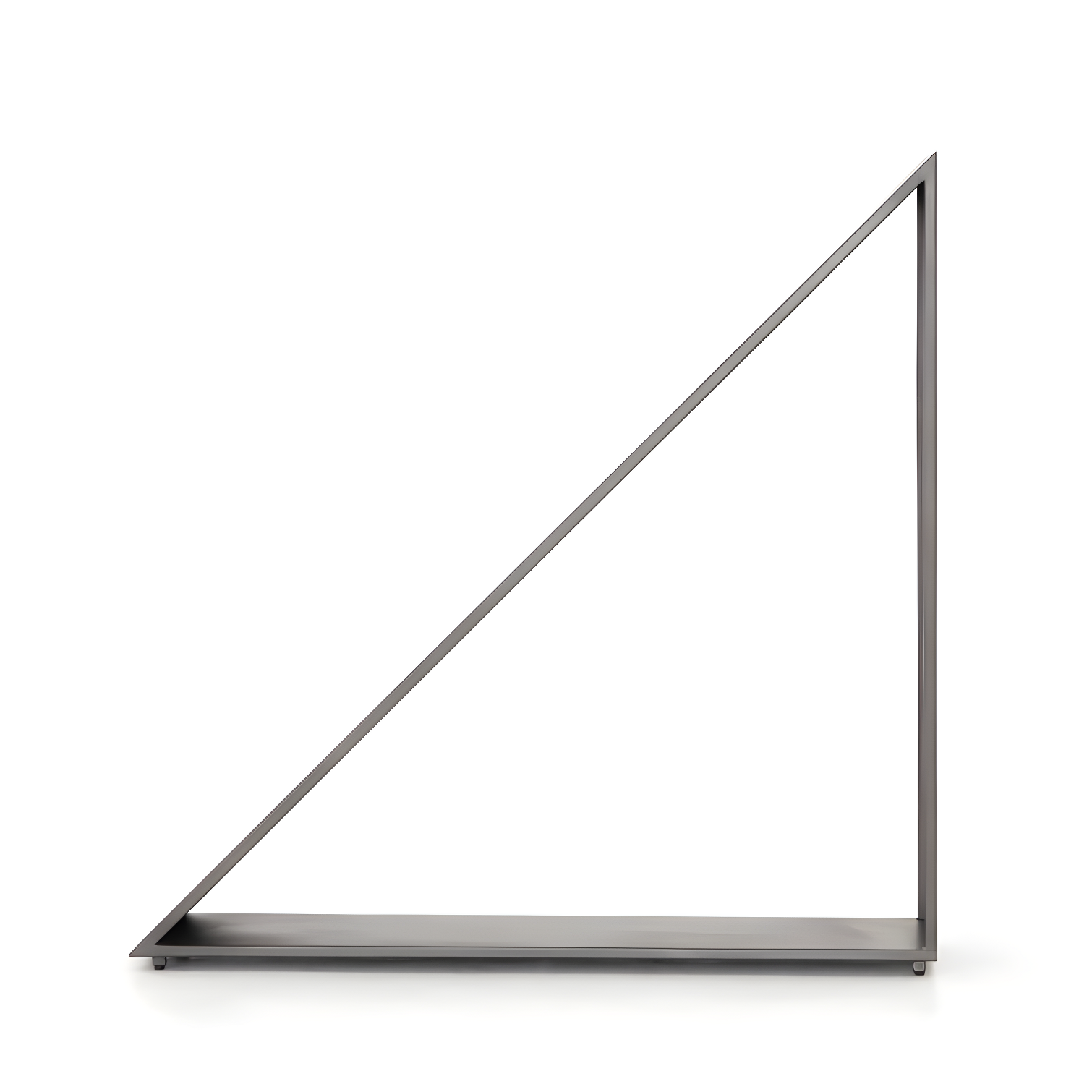 Geometric Coated Gunmetal Firewood Holder