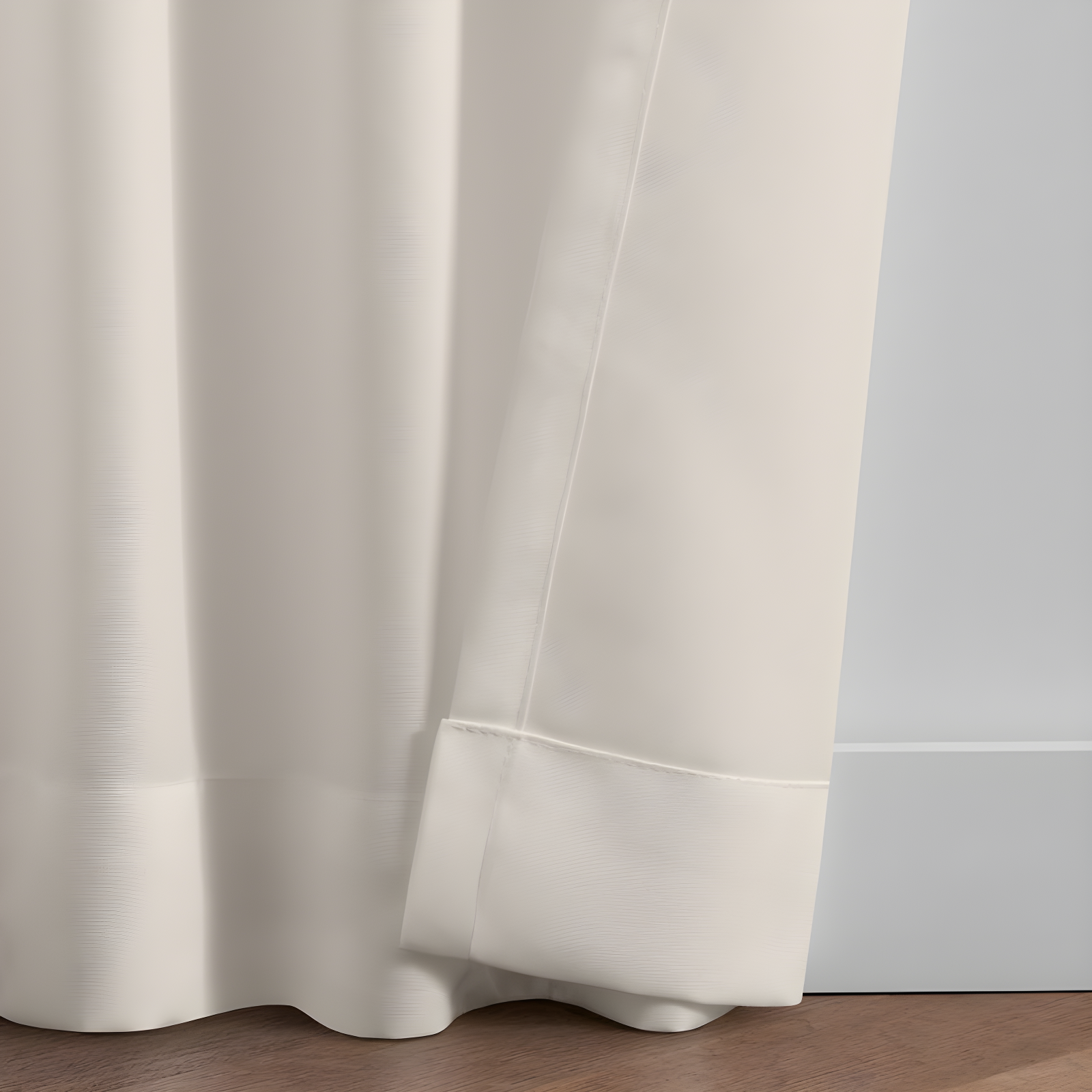 Matine Solid Tab Top Indoor/Outdoor Single Window Curtain for Patio, Porch, Cabana - 52 x 95 - Ivory - Elrene Home Fashions