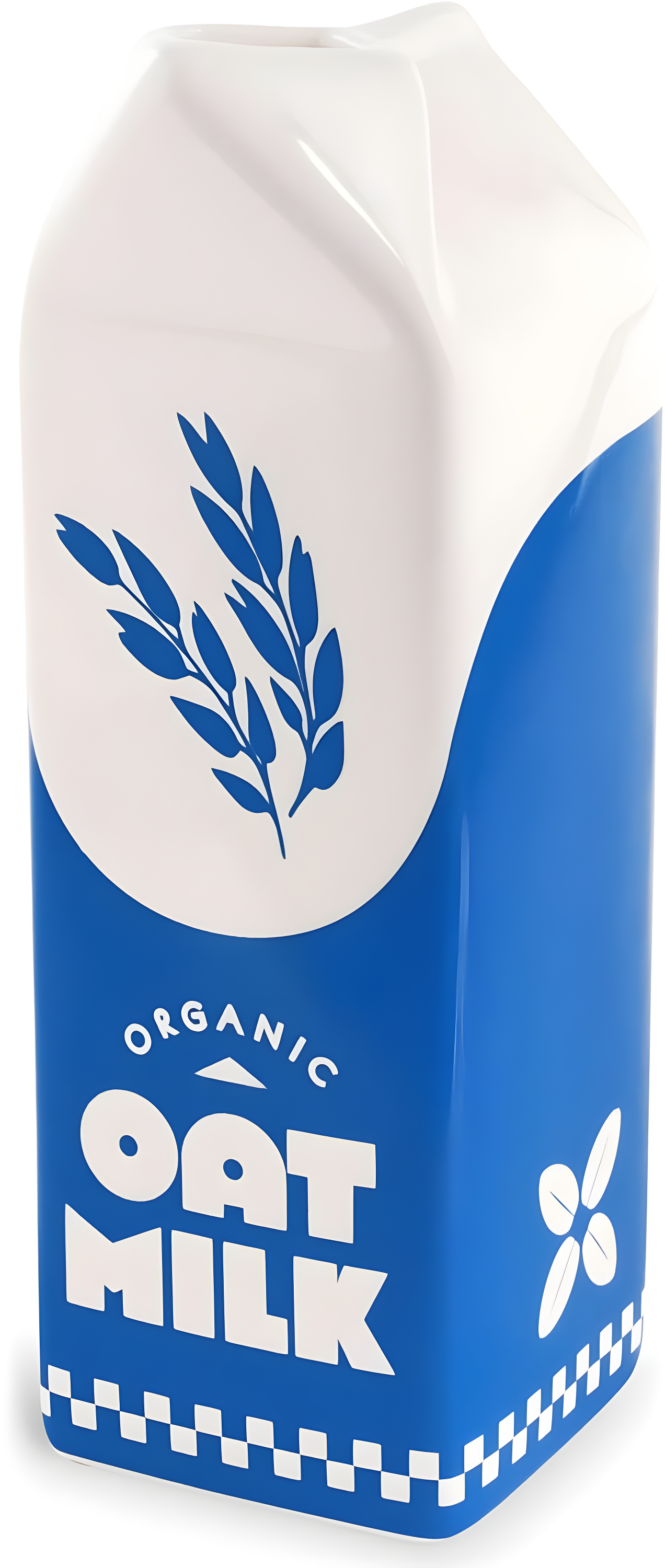 ban.do Vintage Inspired Rise and Shine Decorative Ceramic Vase, Unique Home/Kitchen/Office Accent, Oat Milk