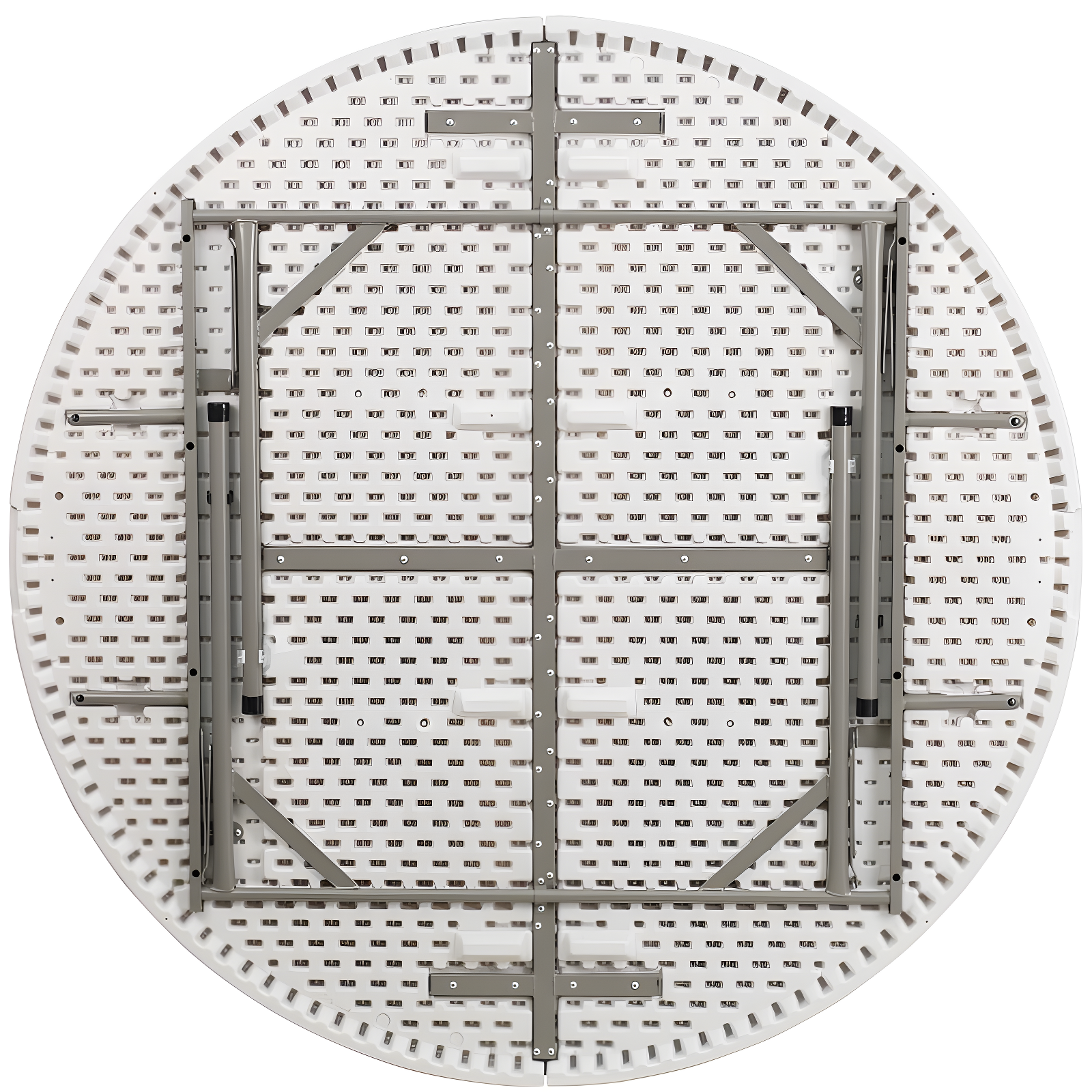 Flash Furniture Noah Round Plastic Event Folding Table