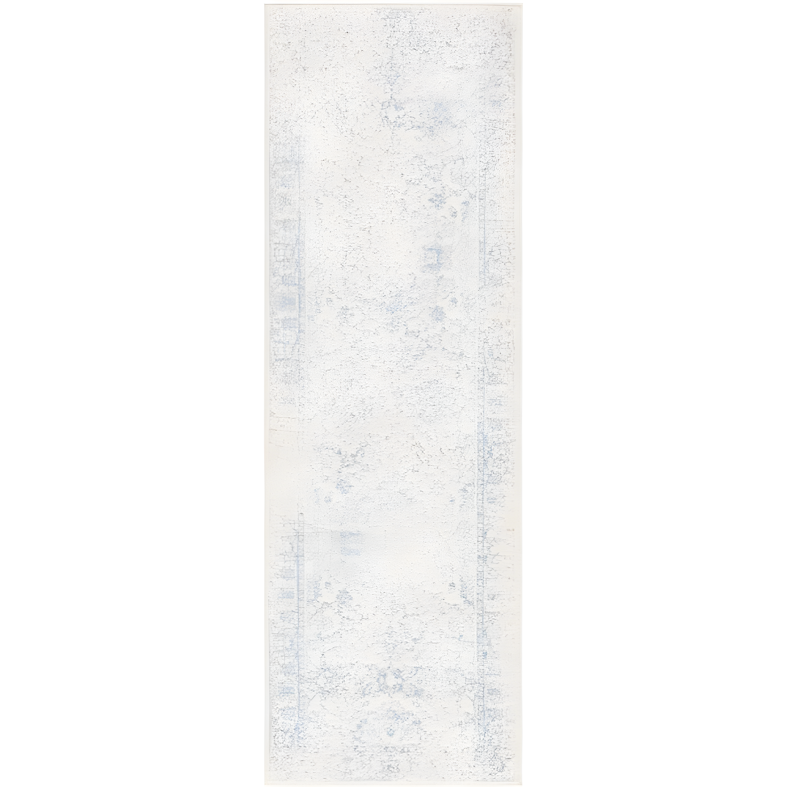 Adirondack ADR109 Machine Made Indoor Runner - Ivory/Slate - 2'-6"x12' - Safavieh