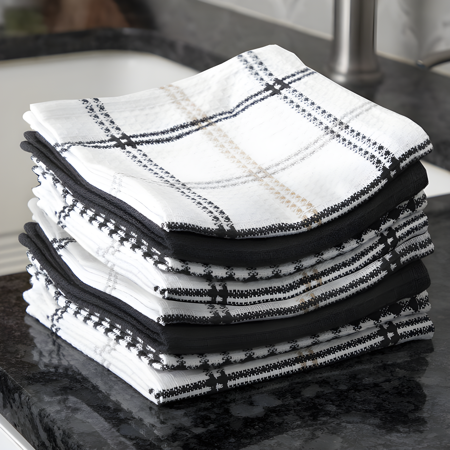 T-fal Flat Waffle Kitchen Dishcloth Set