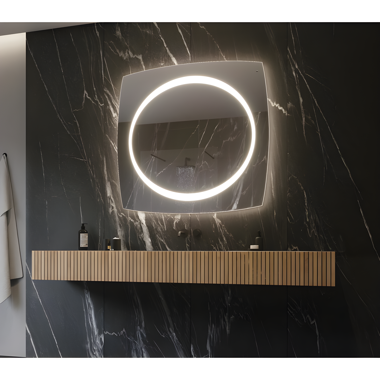 Orren Ellis Frode LED Wall Mirror